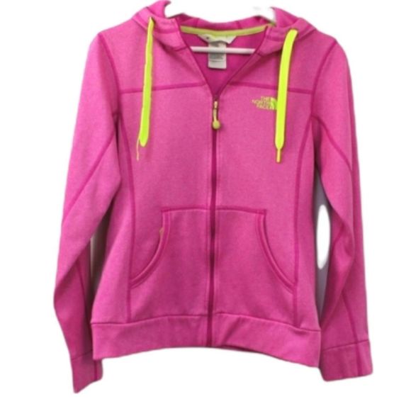 The North Face Tops - The North Face hot pink full zip sport hoodie